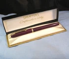 VINTAGE SHEAFFER'S IMPERIAL TOUCHDOWN FOUNTAIN PEN GOLD NIB IN SHOP DISPLAY BOX