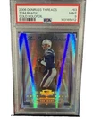 2006 Donruss Threads #63 Tom Brady Gold Holofoil /50 PSA 9 HIGHEST GRADED POP 1