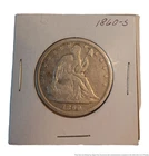 1860 Seated Liberty Half Dollar United States Silver Coin