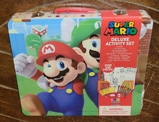 Super Mario 500pc Deluxe Activity Set: Sheets/Stickers/Markers/Crayons/Stamper/ 