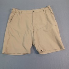 Wrangler Khaki Outdoor Performance Cargo Utility Active Shorts Mens 40