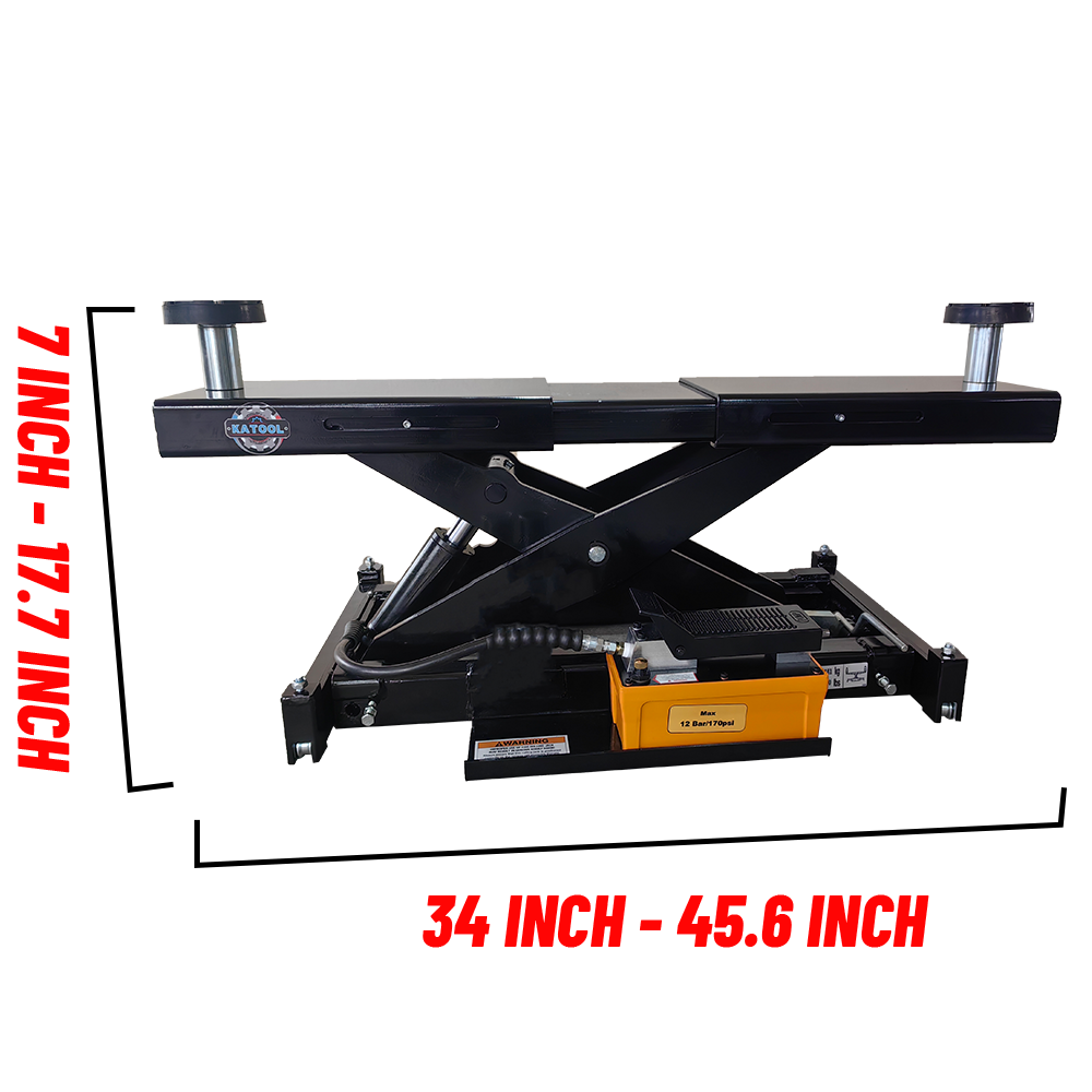 11,000 Lbs 220V 4 Post Lift Rolling Jack Alignment Car Lift 84.5