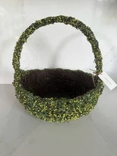 Pottery Barn Greenvine Basket ~ NEW Large ~ Can Use All Year Long