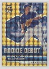 2021 Panini Mosaic Rookie Debut Gold Mosaic Prizm 2/10 Nate Pearson #RD9 0g6d
