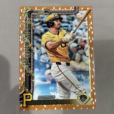 2025 Topps Holiday Baseball Bryan Reynolds H138 GOLD Holiday Lights
