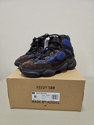  アディダス YEEZY500 HIGH イージー500 ハイカットスニーカー ブラウン/ブルー FY4269 US9.5 adidas Yeezy 500 High Top Mens Blue Sneakers Casual Shoes FY4269