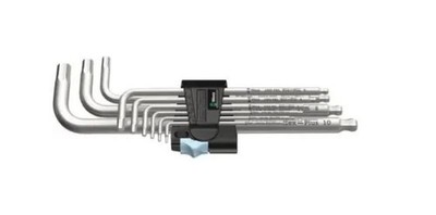 Wera Tools Metric Stainless 3950/9 Hex-Plus 1 L-Key Set 9Pc