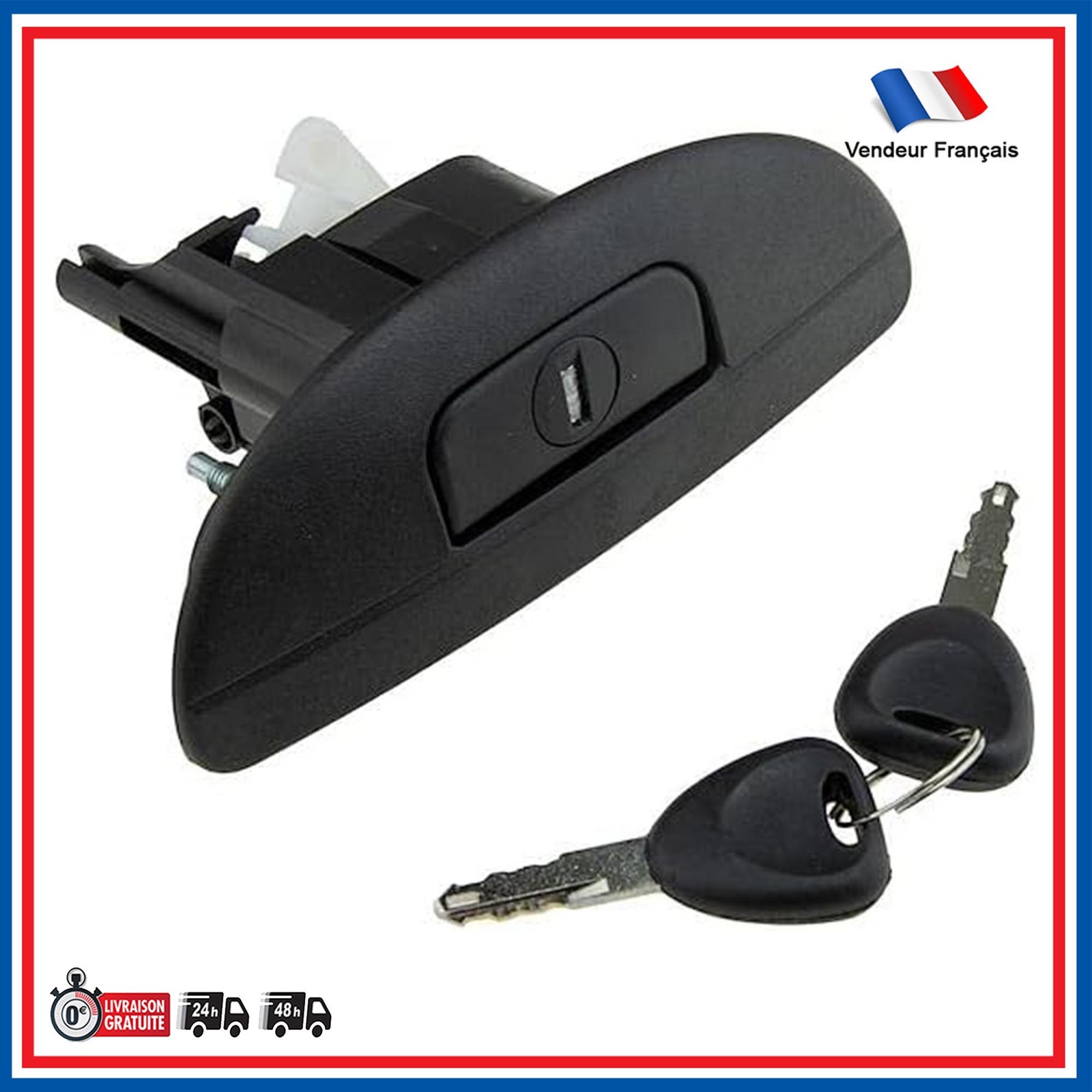 Serrure hayon bloquée sur Mégane 1 résolvez le problème avec ce kit poignée