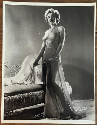 Marilyn Monroe Photo by Bernard of Hollywood Vintage 1950s Glamour Portrait