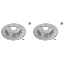 2x MEYLE-PD 282mm BREMSSCHEIBEN HINTEN passend für HONDA ACCORD E:NY1 HR-V | 31-