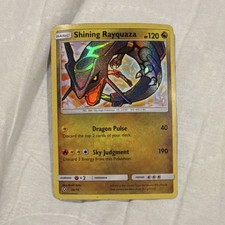 Pokémon Shining Rayquaza Shining Legends 56/73 Shiny Holo Rare 120 HP Dragon Pu…