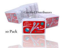  Lot of 240 Disposable "Mint" Mini Toothbrush w/ Cleaning Beads Travel No Water