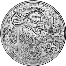 2021 1 oz .999 Fine Silver $2 Niue Robin Hood Round