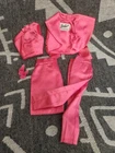 Vtg Barbie #1611 Satin n Rose Bolero Jacket Blouse Skirt Slacks Shoes Pink Set