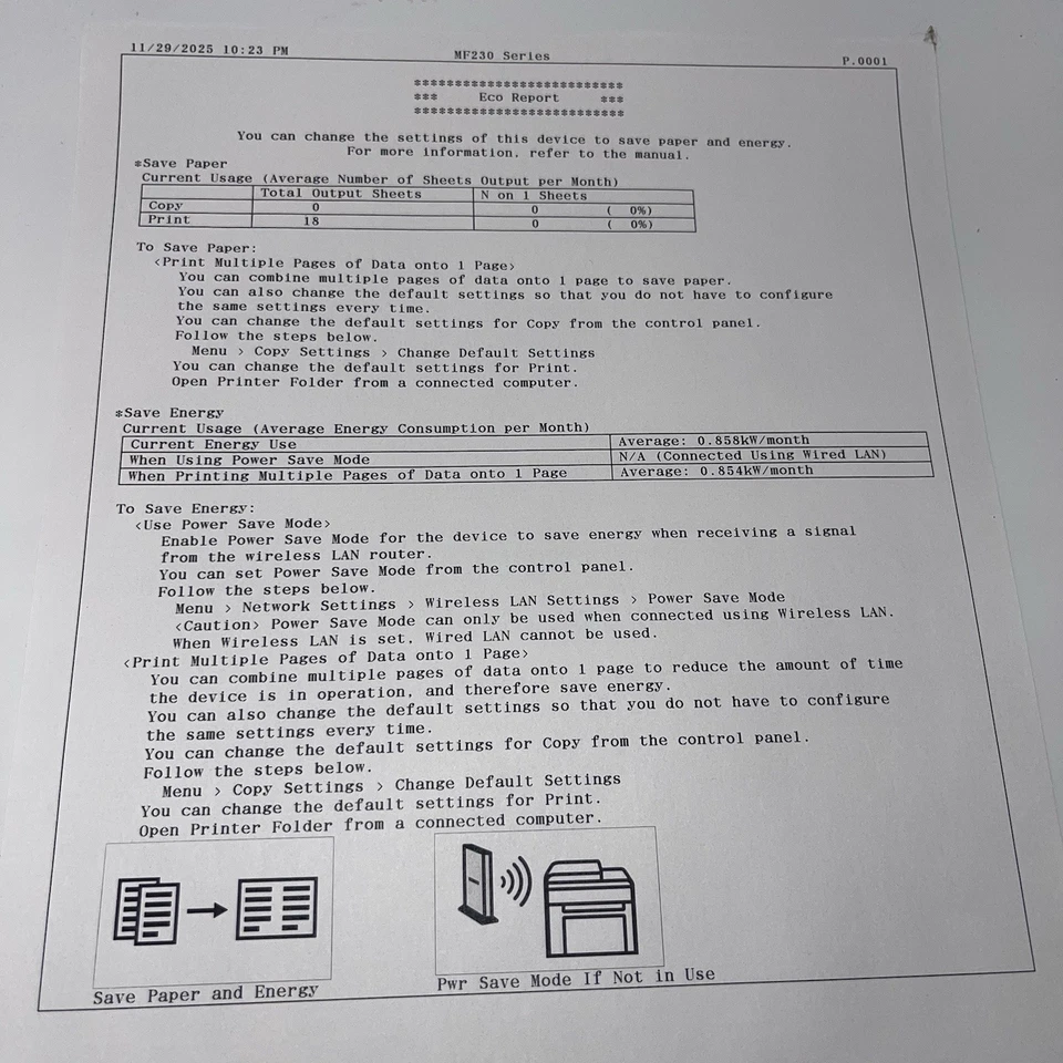 In Good Working Cond. Canon Image Class MF232W Wireless All-in-One Laser Printer - Image 2 of 4