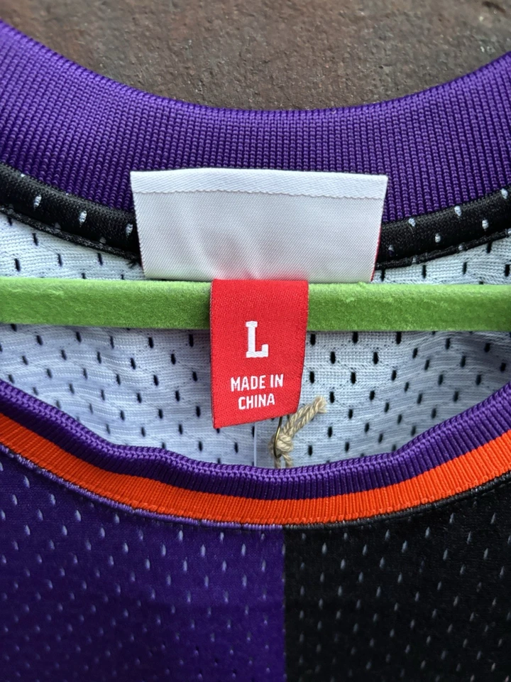 Phoenix Suns Kevin Johnson Mitchell & Ness NBA Swingman Jersey Men’s Large New - Image 4 of 4