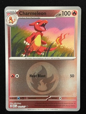 Pokemon TCG: Charmeleon 021/217 Ascended Heroes Reverse Holo | eBay