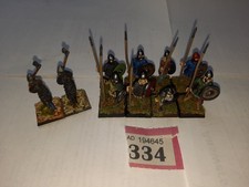 28mm Dark Ages SAGA Warriors Spearmen painted metal Viking Bondi Saxon Celtic