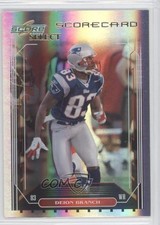 2006 Score Select Scorecard 45/100 Deion Branch #164 0a1