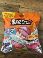 ZURU Bunch O Balloons Magna Seal Reusable Water Balloons 10pc 10,000 Times Use