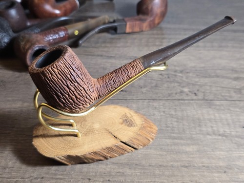 Vintage Don Roberto Mocha Grain 133 Rusticated Estate Tobacco pipe Nice cond.
