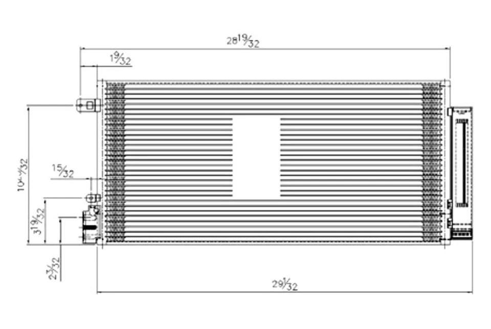 For Chevy Trax 2013-2020 TYC A/C Condenser — 第 2/2 张图片