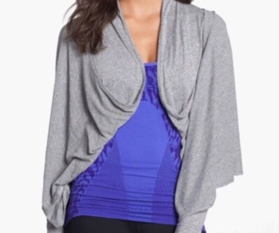 Nordstrom Zella Yoga Studio Multi-Way Warrior Wrap Pullover Sweater Lounge  Top S