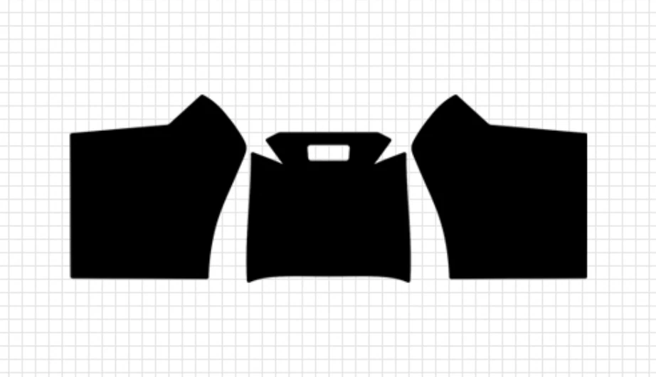 控制台后盖毛毡防划伤黑色 3 件 Ems 适用于本田雅阁 2023 ~ 2025 — 第 4/4 张图片