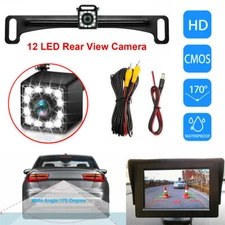 170° Car Auto Rear View Backup Camera Reverse HD Night Vision Waterproof Camera