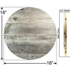 Rustic Farmhouse Reclaimed Solid Round Wood Sign for DIY project Various Sizes 