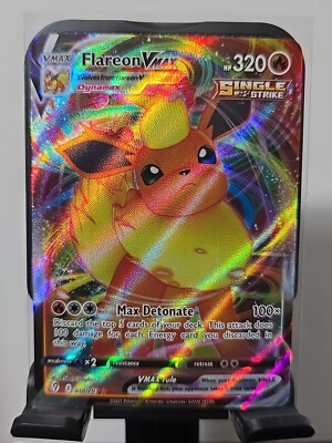 Flareon VMAX 018/203 Full Art Ultra Rare - 2021 Pokemon Evolving