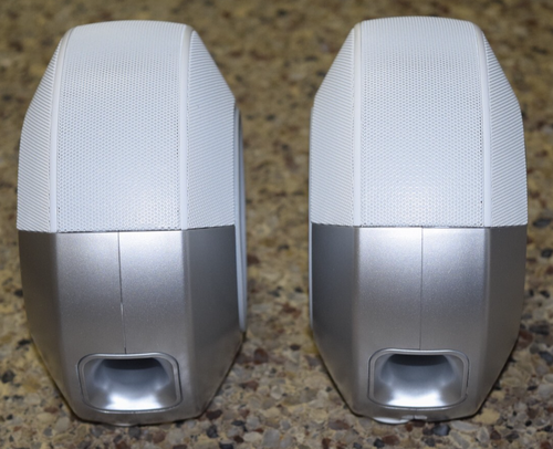 JBL-Guijarros-Altavoz Ordenador-Altavoz-Estéreo-Plug & Play-USB-Blanco-Plateado-Nuevo - Imagen 9 de 9