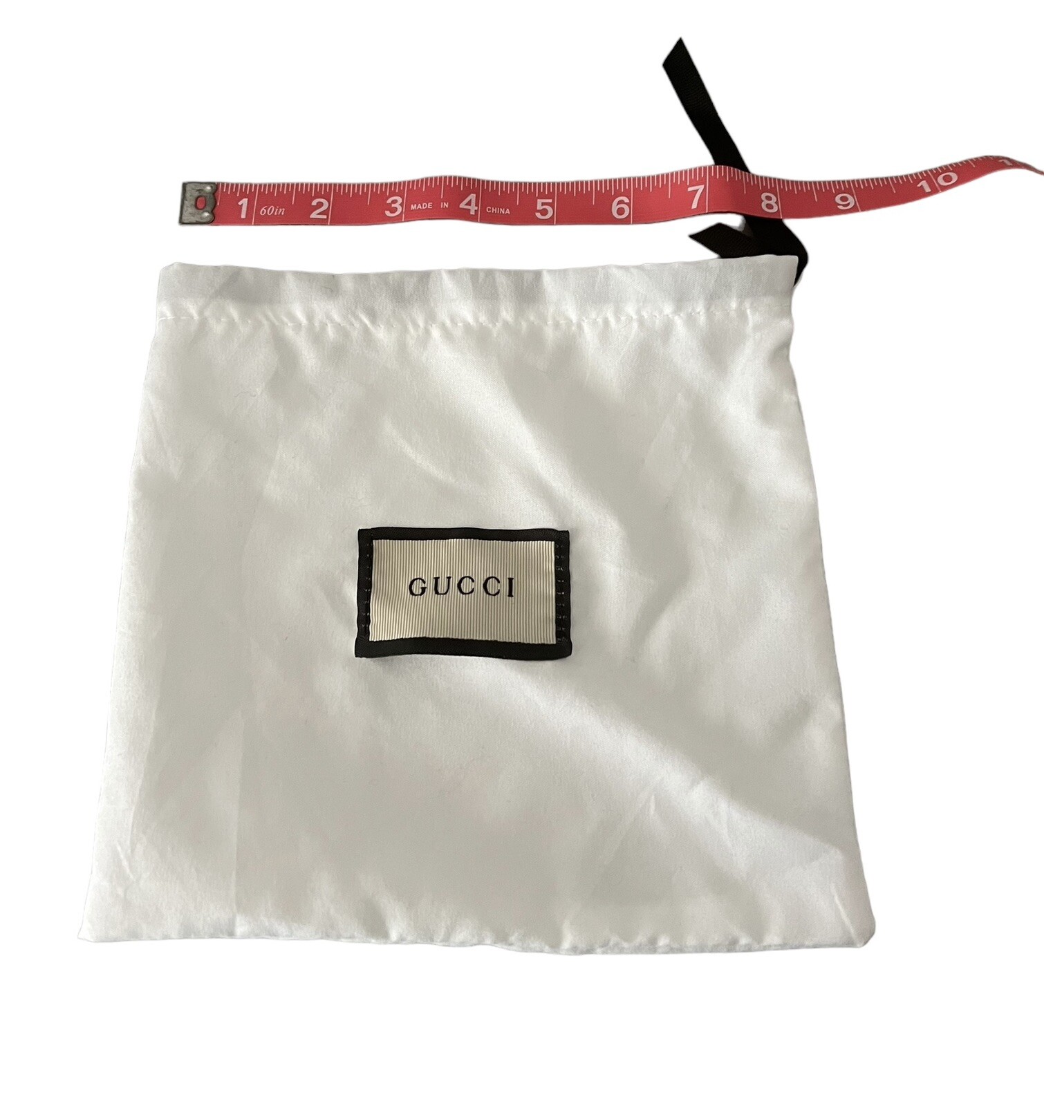 Gucci Dust Bag Approx 8 x 8 White F2 thumbnail 5