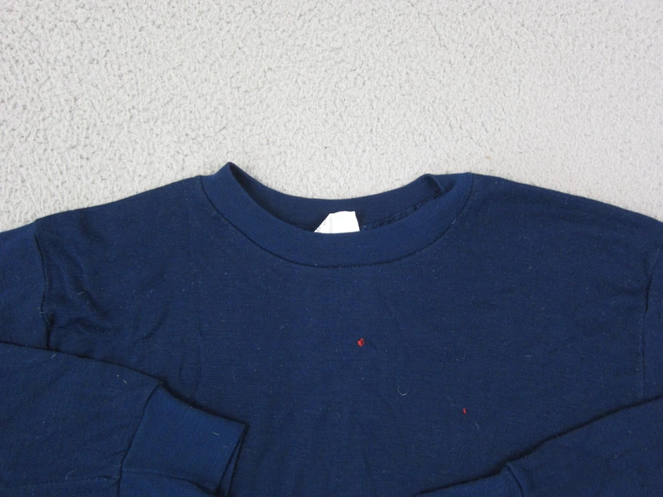 Camisa Medallista Verdadera Vintage Para Hombre Grande Azul Hecha en EE. UU. Térmica Allen-A Adulto Foto 2 de 4