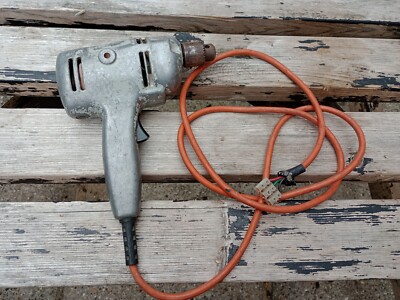 Vintage Bohrmaschine, unbekanntes Modell, ungeprüft 