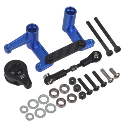 Aluminum Steering Bellcrank w/25T Servo Saver Arm Für Traxxas 2WD Rustler Bandit
