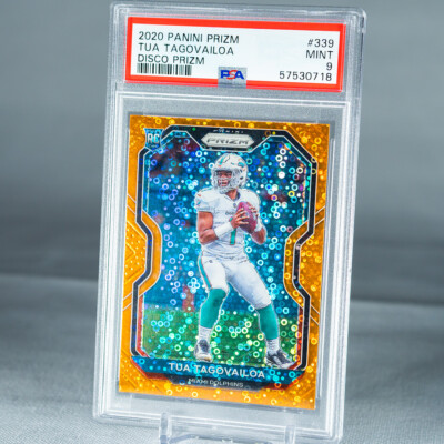 2020 Prizm Tua Tagovailoa Disco Prizm RC PSA 9 | Dolphins #339