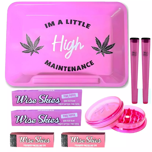 Rolling Tray Gift Sets Small Medium Trays Rolling Papers Tips Bundle Gift Kit - Picture 44 of 53