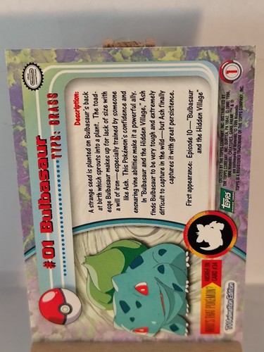 TOPPS Pokemon Serie 1 Basis SET Green Logo Karten Englisch "Mint"*freie Auswahl* - 第 5/181 張圖片