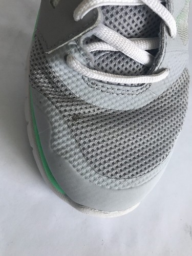 Tenis para correr Nike Flex 2015 gris plateado verde blanco 5 años jóvenes 724992-014 - Imagen 8 de 12