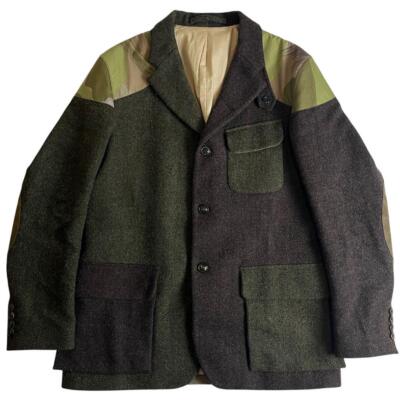Nigel Cabourn HARRIS TWEED VENTILE Mallory Jacket Wool Size
