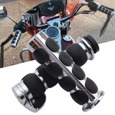 1" Motorcycle Handle Bar Hand Grips w/ Throttle For Harley Honda Suzuki Kawasaki