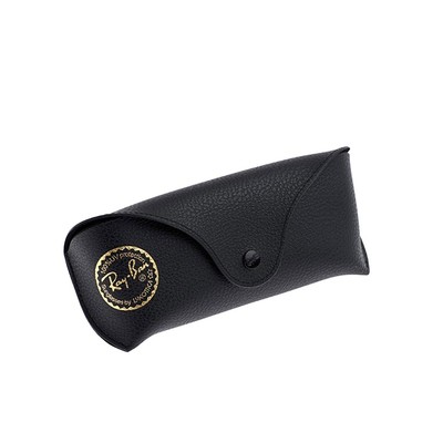 Astuccio Per Occhiali Ray Ban Nero Custodia Liscia Semirigida Sole | eBay
