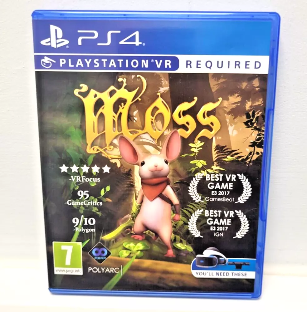 MOSS PS4 Playstation 4 VR Required EXCELLENT Condition FAST