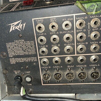 Vintage Peavey Mark III Series 16 Channel Analog Mixer Mixing