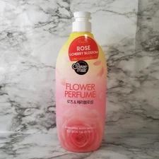Shower Mate Pink Flower Rose & Cherry Blossom  flower Perfume Body Wash 31.7 oz