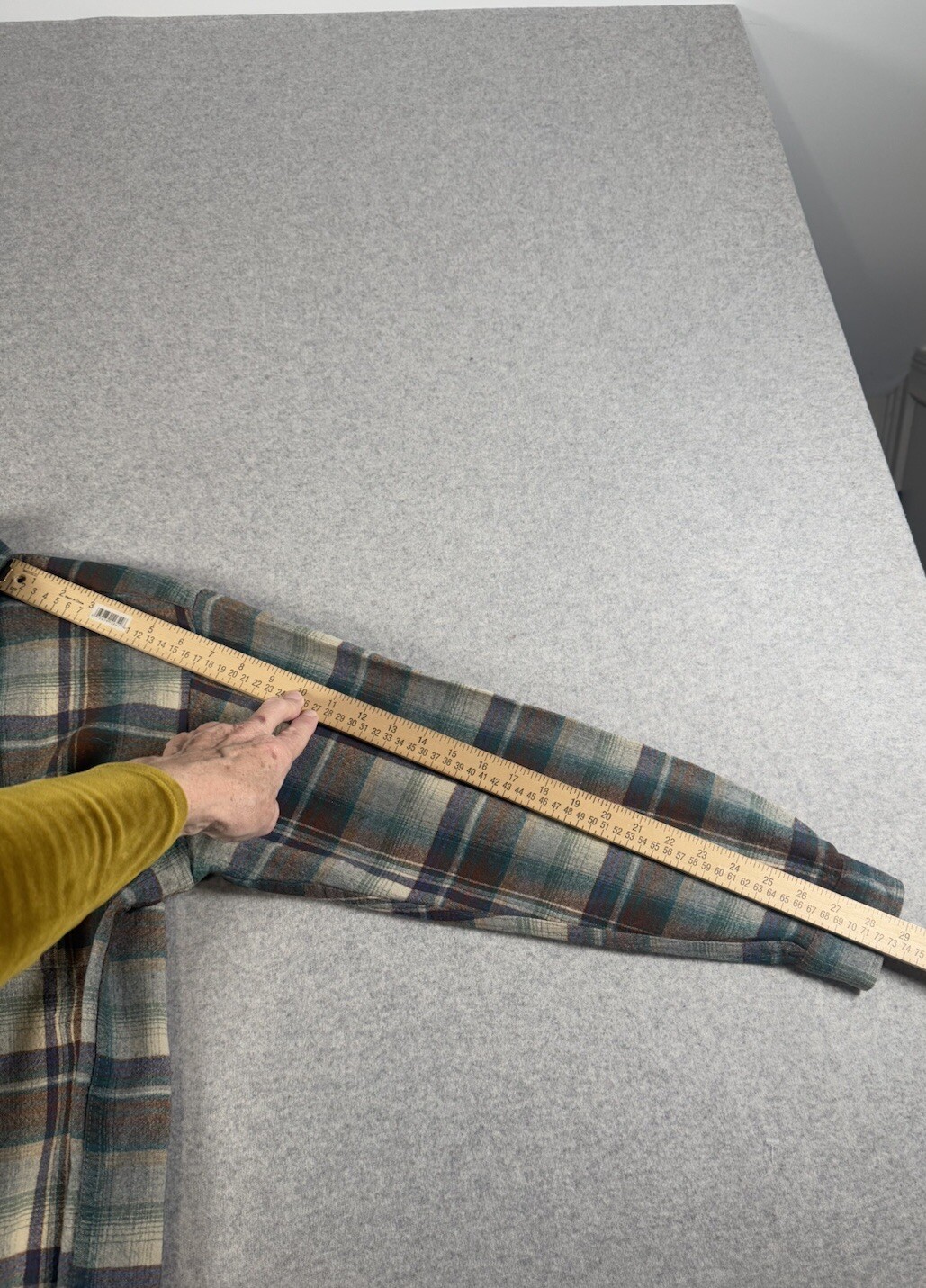 Pendleton Shirt Elbow Patch Mens Small Plaid Clas… - image 7