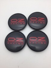 4 x 63 mm für OZ Racing Schwarz Grau Netz Nabendeckel Nabenkappen Rim Hub Caps  