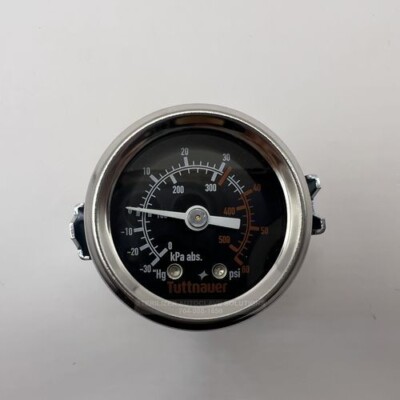 Tuttnauer 1730E Pressure Guage 1.5 inch OEM 02300012