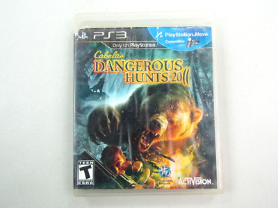 Cabelas Dangerous Hunts 2011 PS3 Video Game Teen T Activision Hunting Shooter